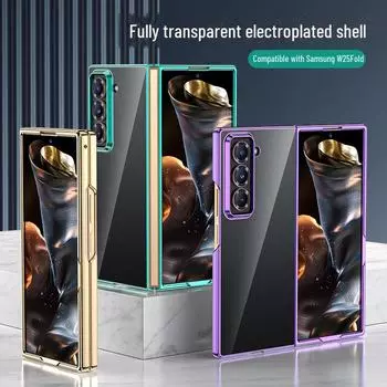 Samsung Galaxy Z Fold Прозрачный гальванизированный защитный чехол Z Fold Special Edition зелёный