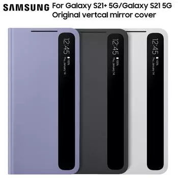 Samsung оригинальный чехол для телефона Smart View для Samsung Galaxy S21 Ultra 5G Smart View Flip Cover интеллектуальный чехол для телефона S21 Ultra 5G Without Pen чёрный