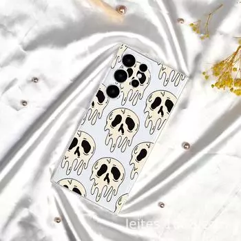 Samsung S23A55 Skull Monster Painted Full Lens Anti-Fall Protective Cover - Cross-Border Supply Samsung S20ULTRA прозрачный