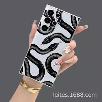 Чехол для телефона Samsung S23A55 Snake Element Painted Full Lens Anti Fall Samsung S21PLUS прозрачный