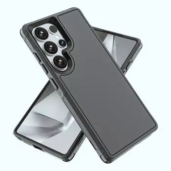 Samsung S25 S24 прочный матовый чехол для телефона Samsung Galaxy S25 Ultra S23 Plus S22 S24 FE 5G защитные чехлы от падений for Galaxy S25 чёрный