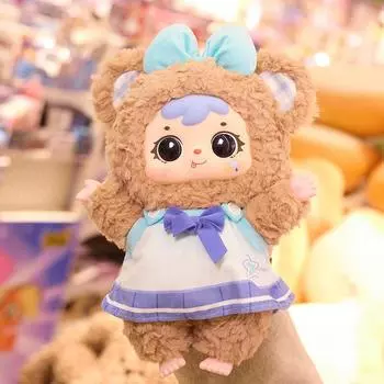 Samuel Tyke3 400% V2 Медведь и кролик Happy Picnic Series Мягкие фигурки в закрытой коробке Мягкие игрушки в таинственной коробке