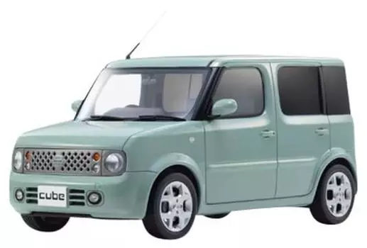 самурай Nissan Cube Aquamint Готовый продукт 1/18