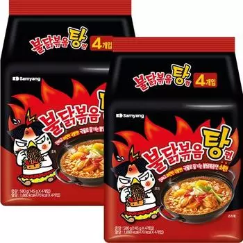 Samyang Рамен Булдак Боккымтан Рамен 145 г, 8 шт.