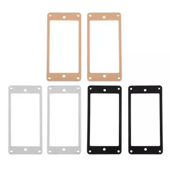 Самые модные монтажные рамы для звукоснимателей-хамбакеров размером 2 30 x 45 мм для электронной гитары wei чёрный