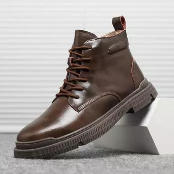 Самые продаваемые модные кожаные мужские туфли на плоской подошве, мужские оксфорды ручной работы, модные брендовые мужские кожаные повседневные ботильоны черного и коричневого цвета 41