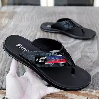 Самые продаваемые мужские шлепанцы, модная мужская летняя обувь, легкие тапочки для отдыха, удобная мужская обувь для отдыха, мягкие сандалии 38