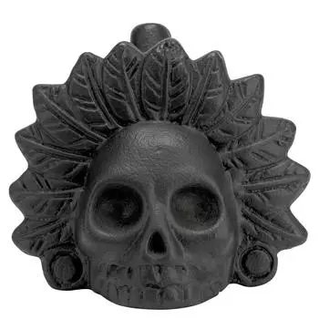 Самый громкий кричащий свисток на 125+ децибел, аутентичные человеческие крики, кричащий ацтекский боевой свисток, подарки для мужчин и женщин One Size чёрный