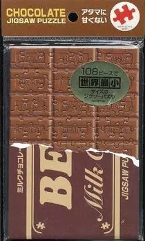 Самый маленький пазл из 108 шоколадных деталей, которые будут слишком сладкими для вашего мира. (молочный шоколад) не пойдёт.