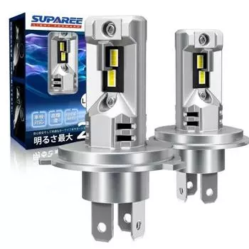 «Самый маленький в отрасли! ”SUPAREE H4 светодиодная фара для осмотра транспортного средства, совместимая с взрывоопасным светом Hi/Lo 14000 лм 20 Вт*2 6500 К меньше, чем галогенные