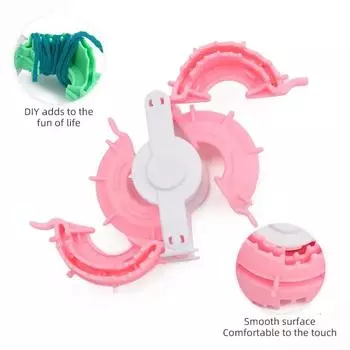 Самый продаваемый станок для плетения плюшевых шариков в форме сердца, размер 2, набор станков для изготовления плюшевых шариков