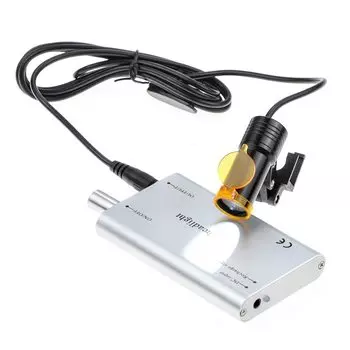 Самый продаваемый стоматологический светильник с зажимом, мощный, для бинокулярной лупы, для хирургического зажима, в комплект входит удобный футляр для хранения, лампа, свет, 5 Вт, тип,