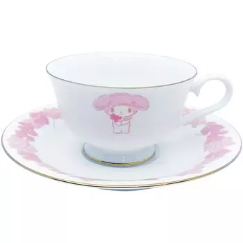 San Art Sanrio Чашка-блюдце My Melody Чашка-блюдце My Melody 195 мл Разные товары Товары Sanrio Подарок Подарок Сделано в Японии (САНРИО) & Приблизительно.