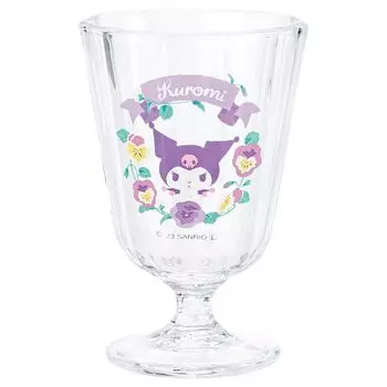 Стакан San Art Sanrio Kuromi с ножками 190 мл Разные товары Товары Sanrio Подарки Подарок Сделано в Японии (САНРИО) приблизительно. SAN4215-4
