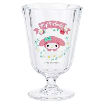 San Art Sanrio My Melody Бокал с ножками My Melody 190 мл Разные товары Sanrio Товары Подарки Подарок Сделано в Японии (САНРИО) приблизительно. SAN4215-3