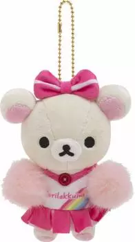 [San-X] Подвесная плюшевая игрушка Rilakkuma Поддержка Korilakkuma MY34101