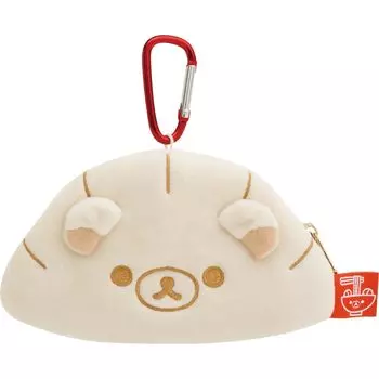 San-X Rilakkuma Always Ramen Goods Gyoza Plush Pouch CA58901 H90 x W145 x D30mm