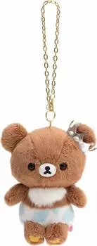 San-X Rilakkuma Chiroikoguma Wants to Grow Hanging Stuffed Toy Chiroikoguma MY62801