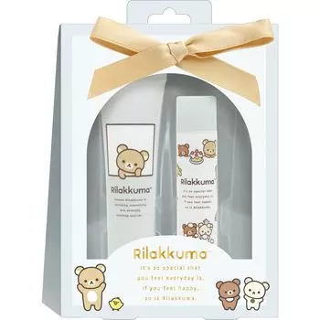 San-X Rilakkuma Hand Cream & Lip Gift Grapefruit & Soap Scent GS16701 Size: H12 x W8.5 x D3cm