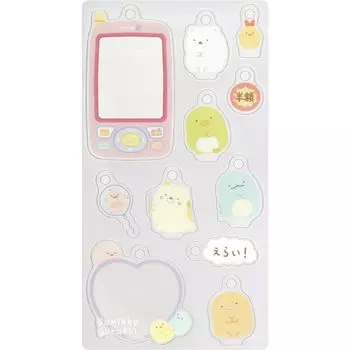 San-X Sumikko Gurashi Erande Co Friends Erande Co Acrylic Keychain Set B AB28404 H150 x W80mm