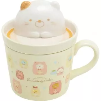 San-X Sumikko Gurashi [Home Bear Cafe] Кружка для латте в виде кота TK18902