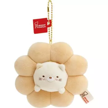 San-X Sumikko Gurashi Missed Collaboration Подвесной плюшевый кот Пон де Ринг MO48801