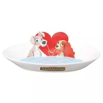 SANART Disney Plate Lady Trump Pasta Plate Dish Tableware Miscellaneous Goods SAN4053 Wanwan Story & белый