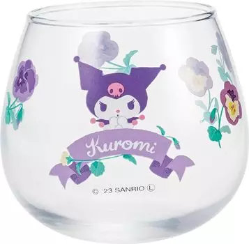 Sanart Sanrio Kuromi Yurayura Tumbler Glass Juice Glass 290ml Miscellaneous Goods Sanrio Goods Gift Present Made in Japan (SANRIO) Approx. SAN4217-4
