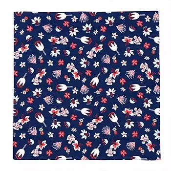 Sanbi Moomin Furoshiki KOBANA Navy 50cm Ширина Салфетка для обеда Упаковка для обеда Сделано в Японии Furoshiki Furoshiki Товары с изображением Муми-троллей