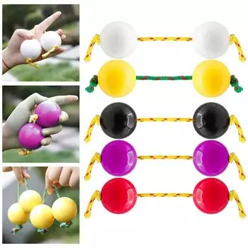 Sand Balls Sand Egg Asalato African Shaker Rhythm Fingertip Ball Percussion African Shakers Rattle Instruments For Party жёлтый