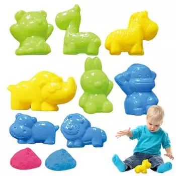 Песочные формы для пляжного веселья Пляжные формы для детей В комплект входит полный набор песочных игрушек Детская песочница и космические песчаные игрушки для детей United States