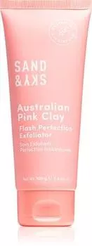 Sand & Sky Australian Pink Clay Flash Perfection Exfoliator Отшелушивающее желе для сужения пор и придания матового вида TU прозрачный