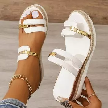Sandalias mujer diseo cua, sandalias punta abierta, zapatos moda, Tallas 36-43, новая коллекция verano 2024 36 белый