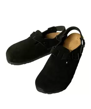 Сандалии 1028348 Tokio 2 Suede Tokio 2 Suede ЧЕРНЫЕ см [Birkenstock] 24.5 [Товар] чёрный