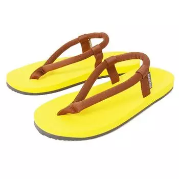 Сандалии 1129477 Желтый x Коричневый M [Montbell] Слипоны женские и мужские (YL/BN) (25,0см - 26,0см)