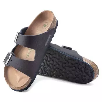 Сандалии Arizona Strap из микрофибры Vegan Unisex Arizona 1023116 Regular [Birkenstock] Indigo_Blue EU42(27,0 см)