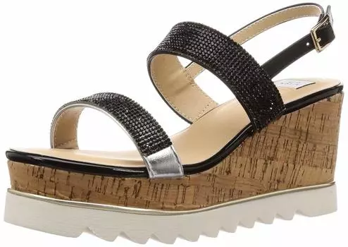 Сандалии белые подошва стразы сандалии 368RT черные см 2E [Mionotis] женские 23.5 чёрный