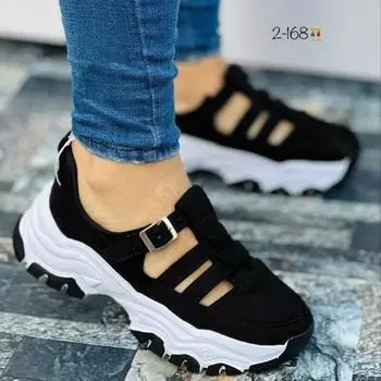 Сандалии большого размера женские весна-осень 2024 года, новые, с круглым носком, на толстой подошве, с низким верхом, с пряжкой, на плоской подошве, повседневная спортивная обувь 36 белый