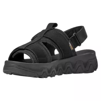 Сандалии CapTrail Strap Suede Mesh Толстая подошва Регулируемая спортивная обувь CapTrail Strap Sandal 1167496 ЧЕРНЫЙ [Ugg] Весна/Лето Женские US7(24,0 см) чёрный
