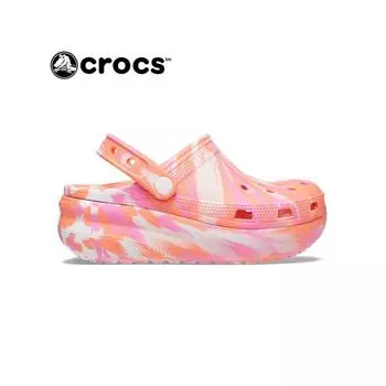 Сандалии Crocs 207837 83f Papaya multi/J1