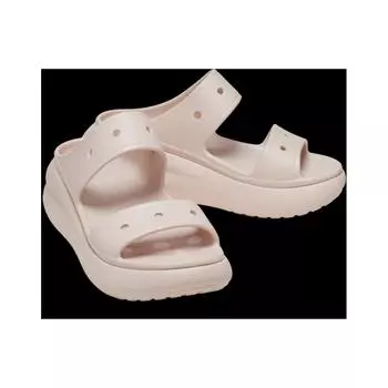 Сандалии Crocs Classic Crush 207670 6ur Quartz [Classic Crus Light pink/260