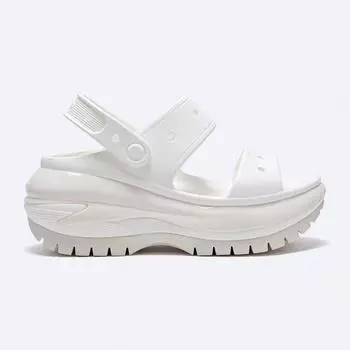 Сандалии CROCS Classic Mega Crush белые 207989 100 240