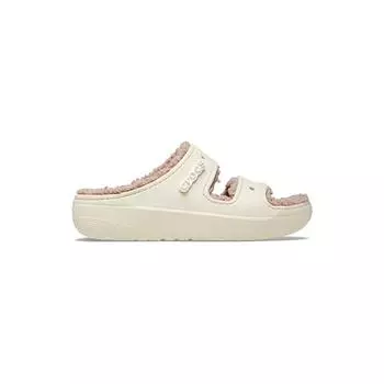 Сандалии Crocs Cozzzy Black Ivory Cr207446 IVORY040