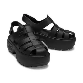 САНДАЛИИ CROCS public STOMP FISHERMAN BK 24SUSL209938 BLACK Z001/M5W7 240