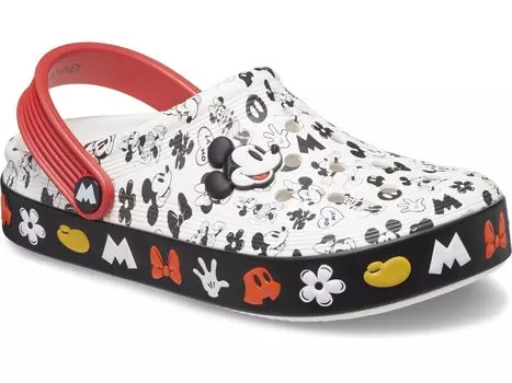 Сандалии детские Mickey Off Court Clog белые см [Crocs] 18.0 белый