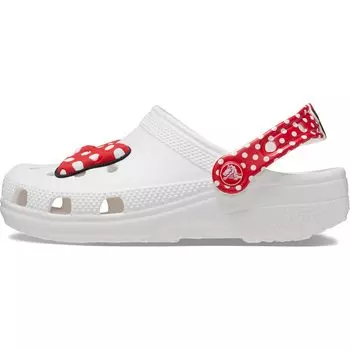 Сандалии Disney Minnie Mouse Classic Clog Kids см [Crocs] Белые/Красные 20.0