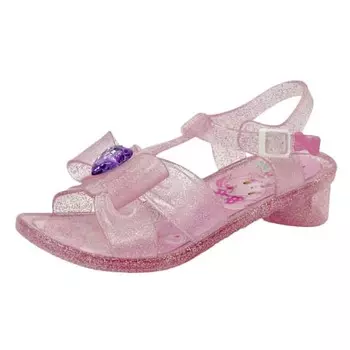 Сандалии для девочек sanrio kids, прозрачное стекло, sa9007 l.pink, 15,0 см