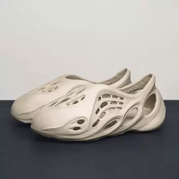 Сандалии для мужчин и женщин, пляжная обувь, унисекс, обувь Coconut Hole, дышащие повседневные сандалии, мужские тапочки 36 белый