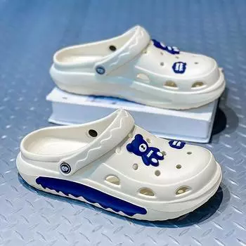 Сандалии для мужчин, тапочки, водная обувь, уличные пляжные повседневные летние шлепанцы, мужские домашние сабо 45 хаки