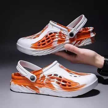 Сандалии для пар для бассейна Обувь для пляжа на открытом воздухе Унисекс Сабо для сада Повседневные нескользящие тапочки для воды Шлепанцы Теннисные туфли для мужчин 41